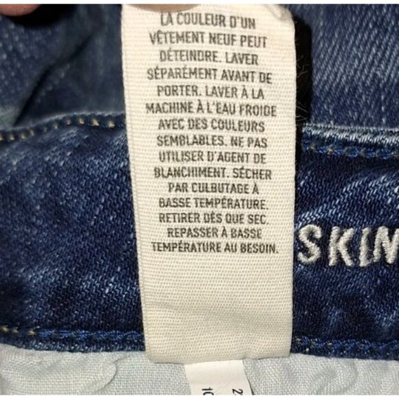 American Eagle Women's 0 Short Blue Jeans 25X26 Custom Bleached Lot Of Two - Picture 7 of 9